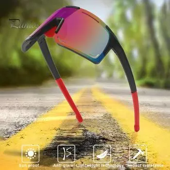 Поляризованные велосипедные солнцезащитные очки Молодежные бейсбольные очки с противоскользящими носовыми упорами Солнцезащитные солнцезащитные очки с защитой от ультрафиолета Спортивные солнцезащитные очки для мужчин и женщин J