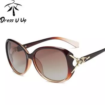 Поляризованные винтажные солнцезащитные очки для женщин в оправе Metel, лучше всего подходят для спорта на открытом воздухе чёрный