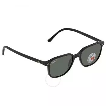 Поляризованные зеленые классические солнцезащитные очки унисекс Ray Ban Leonard G 15 RB2193 901 58 51