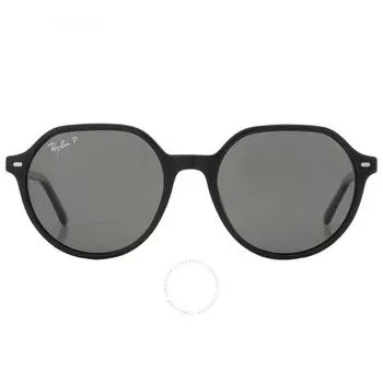 Поляризованные зеленые квадратные солнцезащитные очки унисекс Ray Ban Thalia RB2195 901 58 53