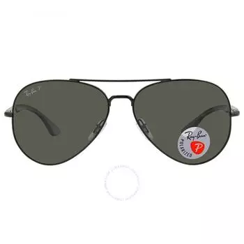 Поляризованные зеленые солнцезащитные очки-авиаторы Ray Ban Classic G 15 унисекс RB3675 002 58 58