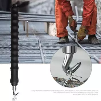 Полуавтоматические крюки для арматуры Крюки для стяжек из арматурной стали Инструменты для крепления проволоки Натяжитель для крепления проволоки Крюки для стяжек на месте 2PCS