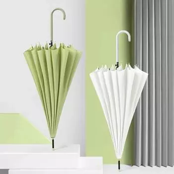 Полуавтоматические зонты с 16 ребрами, легкие зонты двойного назначения для рыбалки, УФ-зонт