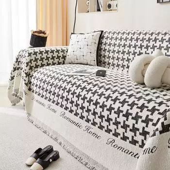 Полубархатное плюшевое полотенце для дивана, универсальное универсальное полное покрытие для дивана, тканевый зимний утолщенный чехол для дивана 180X130