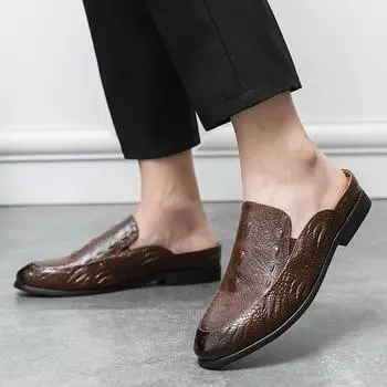 Полуботинки из натуральной кожи мужские летние 2024 года, легкие и дышащие, большого размера, повседневные, модные, ретро, молодежные, на плоском каблуке, деловые, маленькие кожаные туфли 38
