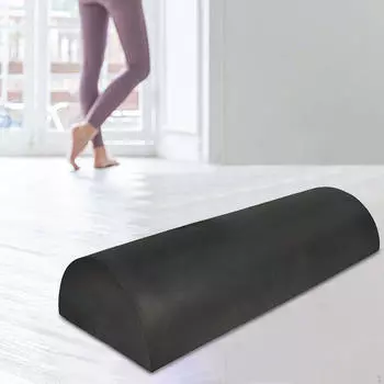 Полукруглая колонка для йоги, балансировочный тренажер, роликовый блок из пенопласта высокой плотности для домашних тренировок в тренажерном зале 30cmx7.5cm