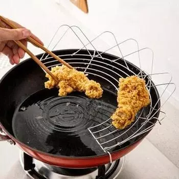 Полукруглая стойка для пара из нержавеющей стали, стойка для слива масла, кухонные гаджеты 32cm