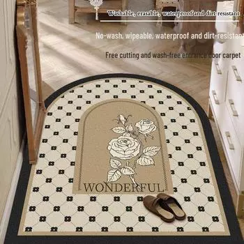 Полукруглые коврики из искусственной кожи для помещений 50x80 cm