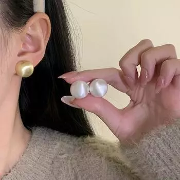 Полукруглые серьги с имитацией жемчуга для женщин, подарочные стили ювелирных изделий, серьги в стиле французского ретро, вечерние ювелирные аксессуары, подарки