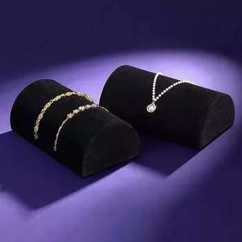 Полукруглый держатель для браслета, органайзер, ожерелье, браслеты, стойка для хранения, ретро-стенд для часов, для мужчин серый