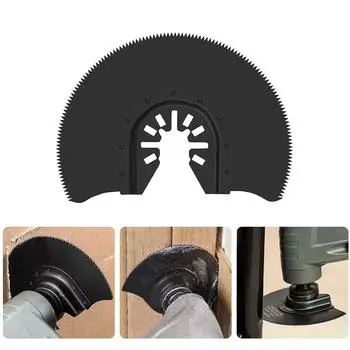 Полукруглый осциллирующий пильный диск 88 мм, многофункциональный осциллирующий высокоскоростной стальной полукруглый пильный диск 10 шт.