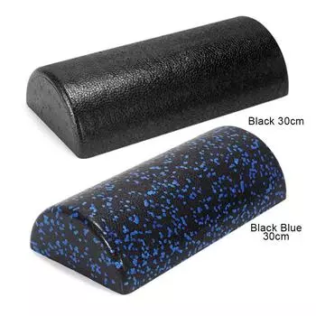 Полукруглый ролик для йоги, массажный ролик, полукруглый пенный ролик высокой плотности, 30 см, растяжитель спины, многофункциональный для задней ноги 30cm