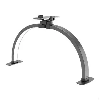 Полумесяц Светильник с 3 цветными лампами для салонного наращивания ногтей и ресниц с держателем для телефона with phone holder