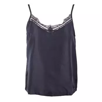 Полуночно-синий кружевной топ на бретельках женщина DEELUXE 74 XS темно-синий