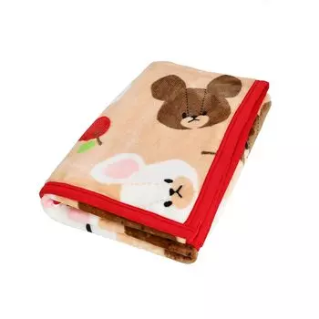 Полуодеяло Marushin Bear School Apple Apple В140 x Ш100 см Одеяло милое пушистое стильное Товары для холодной погоды 4335024100 Прибл.