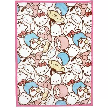 Полуодеяло с лицами персонажей, микс 09 Sanrio В140 x Ш100 см [Marushin] Прибл.