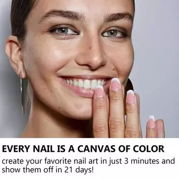 Полуотвержденные гелевые наклейки для ногтей Полное покрытие для ногтей Полоски лака для ногтей Французский стиль Гелевые полоски для ногтей Градиентные покрытия для ногтей для женщин S