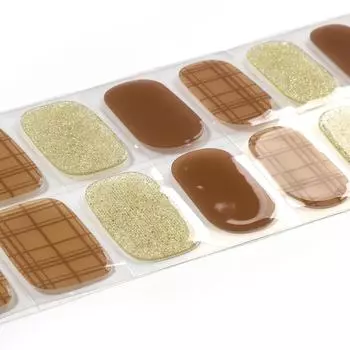 Полуотвержденный гель для ногтей, гель для химиотерапии второго поколения, полностью прикрепленная водостойкая бумажная пленка для лака для ногтей 6.5*18