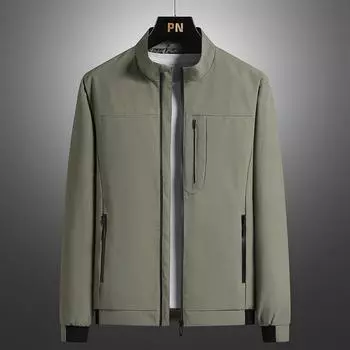 Полупальто мужское осеннее новое тонкое пальто-папа, высококачественная повседневная рабочая одежда, куртка-кадр M