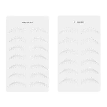 Полуперманентная дикая линия бровей татуировка практика кожа для начинающих вышивка силиконовая имитация бровей обучение кожа татуировки инструменты