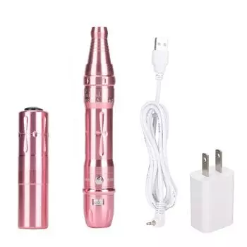 Полуперманентный макияж машина беспроводная с низким уровнем шума регулируемая скорость профессиональная тату машина US Plug