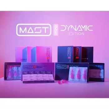 Полуперманентный материал Mast Pro игольчатый картридж dynamic edition 0403RL, 1203, круглая втулка, 1 шт.