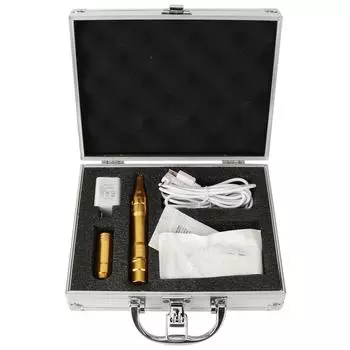 Полуперманентный микроблейдинг машина для макияжа бровей губ татуаж ручка 95- золото US Plug