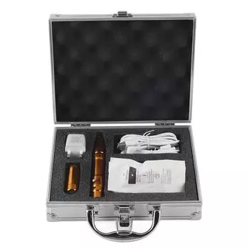 Полуперманентный микроблейдинг машина для макияжа бровей губ татуаж ручка 95- золото EU Plug розового золота