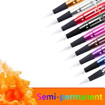 Полупостоянная вышивальная машина для начинающих, отбеливание бровей, татуировка губ, подводка для глаз, полубросковая машина, обычная вышивальная машина розы красного