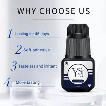 Полупостоянный прочный клей для ресниц Быстросохнущий клей для наращивания ресниц