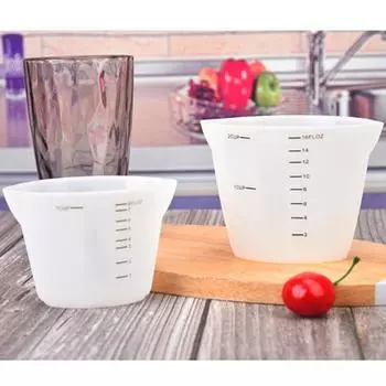 Полупрозрачная чашка с чешуей, инструмент для выпечки своими руками 9.8*13.5cm