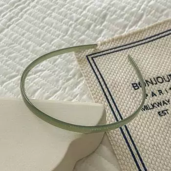 Полупрозрачная повязка на голову из пластика, женская повязка для волос для девочек, нескользящая зубчатая повязка для волос, головной убор, аксессуары для волос