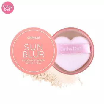 Полупрозрачная пудра Cathy Doll Sun Blur SPF30 PA+++ 4,5 г - Тайская косметика