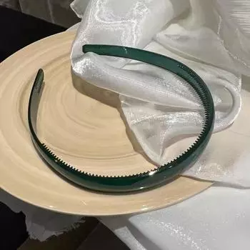 Полупрозрачные пластиковые ободки с зубчиками, однотонные повязки для волос для женщин, обруч для головы, противоскользящие обручи для волос, аксессуары для волос