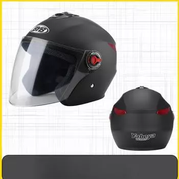Полушлем Шлем для электромобиля Шлем для верховой езды Противотуманный шлем на все времена года Мотоциклетный шлем