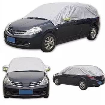 Полуверхний чехол для автомобиля, подходит для Peugeot 208, подходит для Renault Clio, защита от ультрафиолета, пылезащитный солнцезащитный козырек для хэтчбека, защитный люк на крыше автомобиля