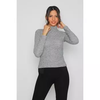 Полуводолазка из лайкры, серое женское боди