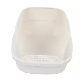 Полузакрытый лоток для кошачьего туалета большой емкости предотвращает утечку песка для домашних животных, кошачий туалет с лопаткой для молока