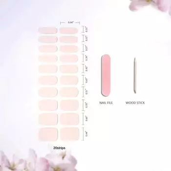 Полузапеченные наклейки для ногтей для фототерапии, полуотвержденные гелевые наклейки для маникюра, водонепроницаемые 6.5*18