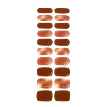 Полузапеченные полуотвержденные наклейки для ногтей гелевые наклейки для ногтей наклейки для ногтей второго поколения 6.5*18