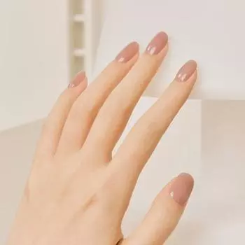 Полузастывшие гелевые наклейки для ногтей Dashing Diva Glaze, нежно-лиловый, 1 комплект