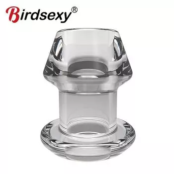 Полые Анальные пробки Анальная пробка/Расширитель/Туннель/Очистка/Расширение/Мастурбатор/Якорь/Клизма для душа Массажер простаты Интимные товары S