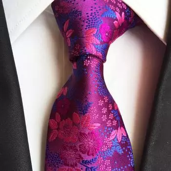 Polyester Men S Big Flower Tie Trendy Suit Men S Tie