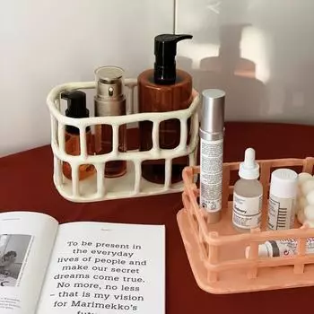 Полый полимерный поднос для фруктов, домашняя гостиная, настольная тарелка для фруктов, миска для конфет, мебель, косметика, держатель для фруктовой корзины