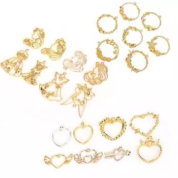 Полый ремесленный кулон-рамка ручной работы DIY ювелирный кулон-инструмент для изготовления #1