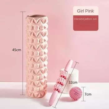 Полый столб для йоги с шипами, пенопласт Eva, инструмент для расслабления мышц, фитнес-массажная палочка, роликовый ствол