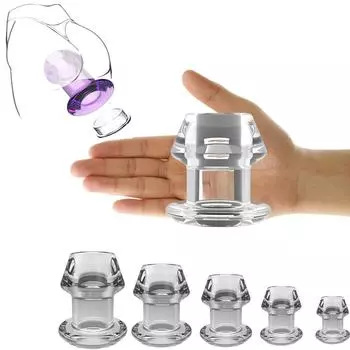 Полый туннель Анальная пробка Анальная пробка Резьба Анальная пробка Секс-игрушки Анальные пробки Обучение мастурбации Начинающие Опытные пользователи Секс-игрушки для взрослых 1