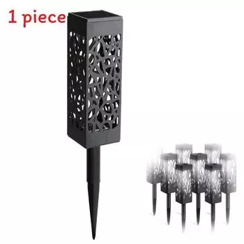 Полый уличный солнечный фонарь Водонепроницаемый для дома сада виллы газона Лампа для создания атмосферы