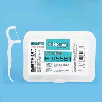 Polymer Disposable Dental Floss, Oral Cleaning, Ultra-Fine Dental Floss, Dental Floss Stick, Bow Toothpick, Floss, Floss, Floss, Floss