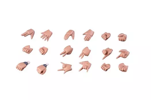 Polynian Robot New Human Polynian Hand Parts Set PVC ABS Painted Finished Product [Brown Flesh] Non-scale &